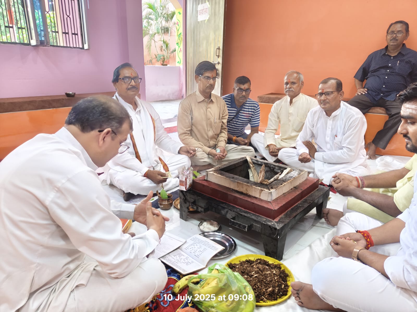 Celebration with students
